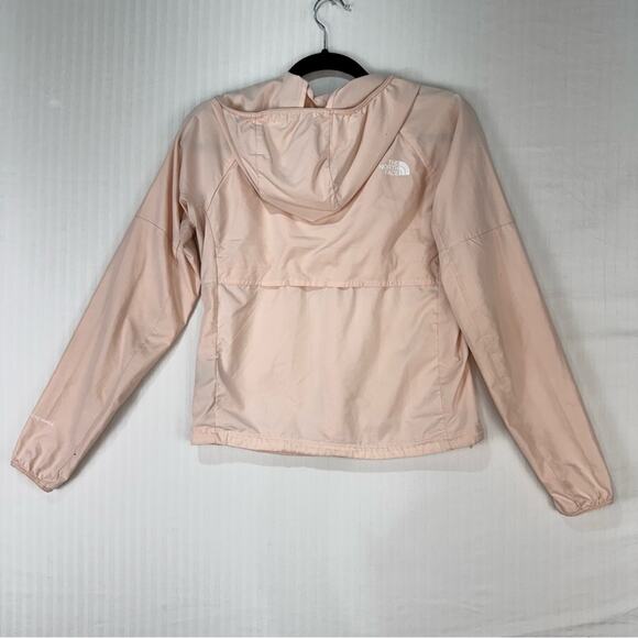 The North Face WINDWALL Pastel Pink Hooded Windbreaker Jacket Women Size X-Small - Picture 4 of 5